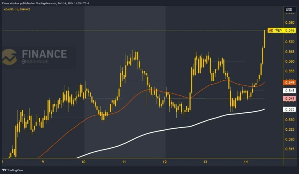 Cardano chart analysis