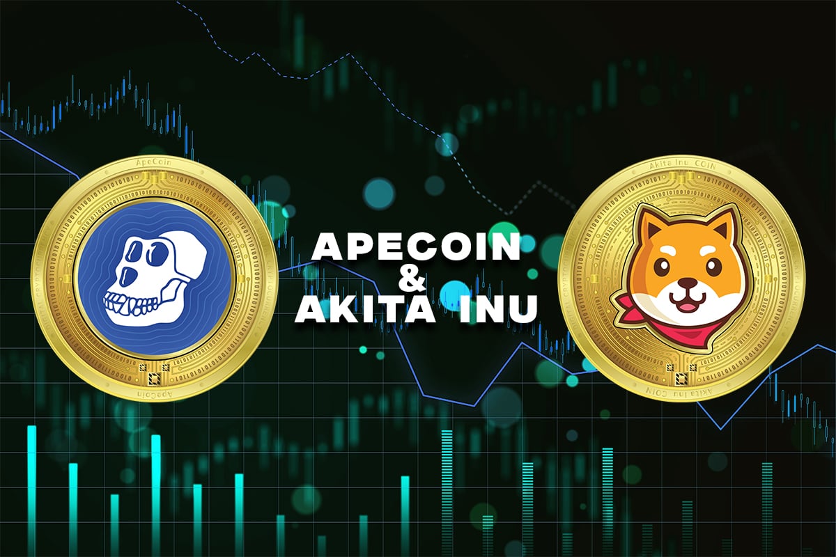 ApeCoin и Akita Inu: ApeCoin остается под давлением